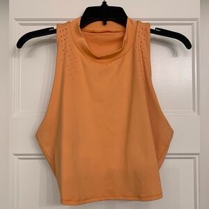 All In Motion Orange Crop Athletic Top Size XL